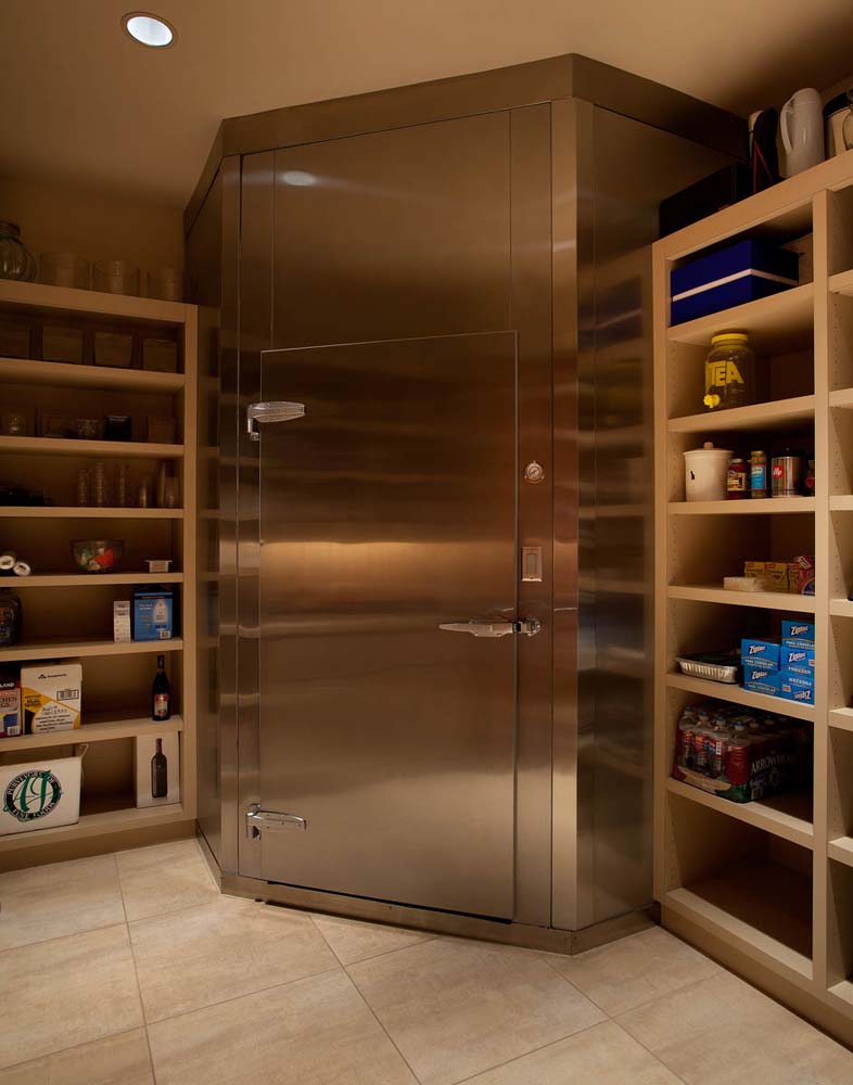 Huge walk in refrigerator